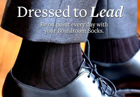 جوارب بيما القطنية للرجال - جوارب رجالية عالية الركبة - جوارب كلاسيكية فوق الساق من Boardroom Socks in Kuwait
