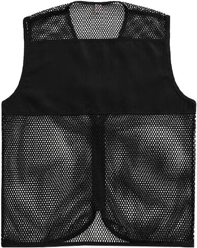 TOPTIE Adult Mesh Vest Zipper Supermarket Team Volunteer Uniform Vest in Saudi Arabia