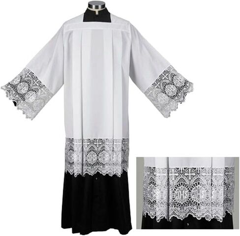 IHS Lace Surplice 9" High Lace - Medium in Saudi Arabia