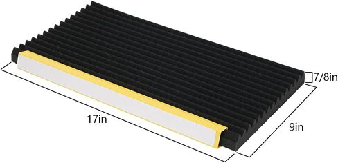 HOXHA Air Conditioner Foam Insulation Window Kit 2 Pack, AC Side Panels Kits, Air Conditioner Accessories Seal, 17 inch×9 inch ×7/8 inch in Saudi Arabia