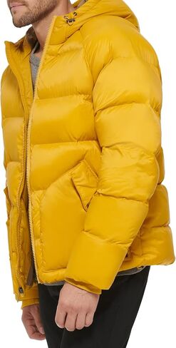 Dockers Men's Recycled Quilted Hooded Puffer Jacket in Saudi Arabia