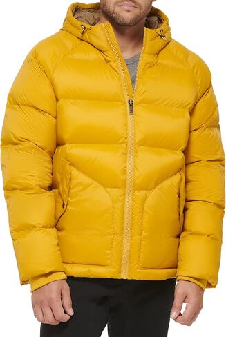 Dockers Men's Recycled Quilted Hooded Puffer Jacket in Saudi Arabia