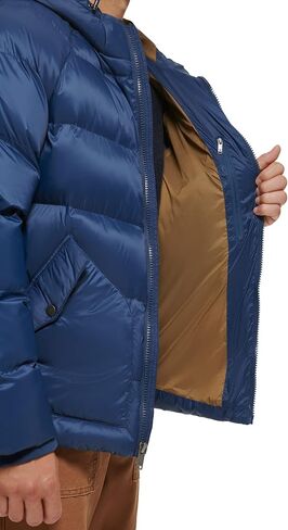 Dockers Men's Recycled Quilted Hooded Puffer Jacket in Saudi Arabia