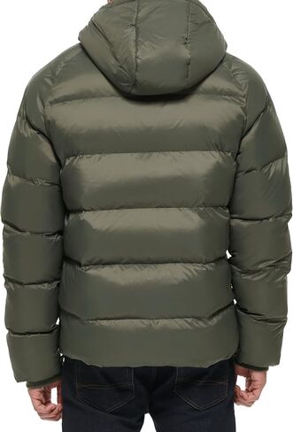 Dockers Men's Recycled Quilted Hooded Puffer Jacket in Saudi Arabia