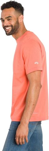 Ably Tourist Men's Cotton Pocket-Less T-Shirt | Repels Liquids, Stains, and Odors in Kuwait