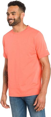 Ably Tourist Men's Cotton Pocket-Less T-Shirt | Repels Liquids, Stains, and Odors in Kuwait
