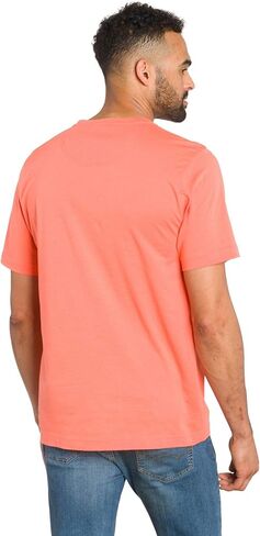 Ably Tourist Men's Cotton Pocket-Less T-Shirt | Repels Liquids, Stains, and Odors in Kuwait