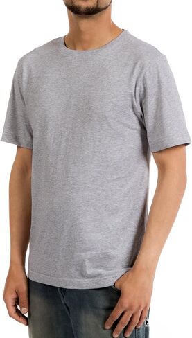 Ably Tourist Men's Cotton Pocket-Less T-Shirt | Repels Liquids, Stains, and Odors in Kuwait
