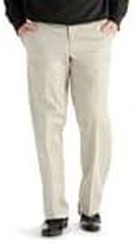 Lee Men's Comfort Waist Custom Straight Fit Flat Front Pant in Saudi Arabia