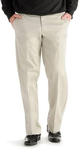 Lee Men's Comfort Waist Custom Straight Fit Flat Front Pant in Saudi Arabia