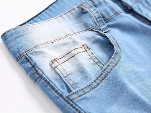Andongnywell Men's Skinny Jeans Stretch Ripped Denim Pants Slim Fit Straight Leg Distressed Zipper Pencil Pant in Saudi Arabia