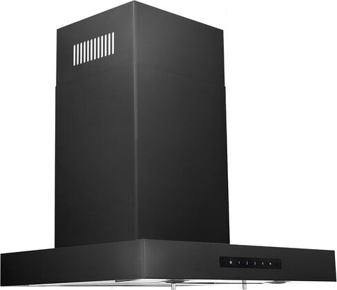 ZLINE 24" Convertible Vent Wall Mount Range Hood in Black Stainless Steel (BSKEN-24) in Saudi Arabia