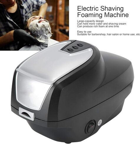Professional Hot Lather Machine for Shaving Professional Lather Maker for Face Shaving,Hair Salon Electric Shaving Foaming Machine Household Face Grooming Foaming Machine 110-240V(US) in Saudi Arabia
