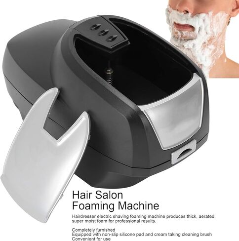 Professional Hot Lather Machine for Shaving Professional Lather Maker for Face Shaving,Hair Salon Electric Shaving Foaming Machine Household Face Grooming Foaming Machine 110-240V(US) in Saudi Arabia