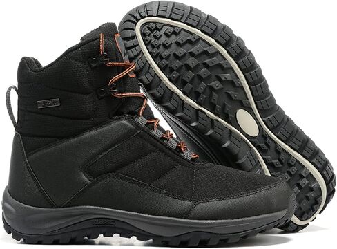 أحذية ثلج شتوية للرجال مبطنة بالفرو أحذية شتوية دافئة مقاومة للماء in Kuwait