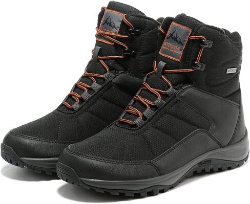 أحذية ثلج شتوية للرجال مبطنة بالفرو أحذية شتوية دافئة مقاومة للماء in Kuwait