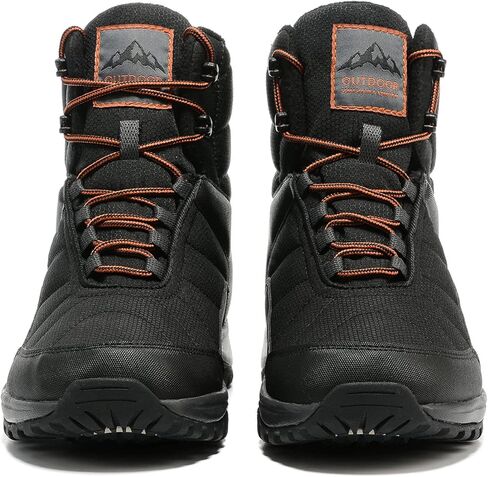 أحذية ثلج شتوية للرجال مبطنة بالفرو أحذية شتوية دافئة مقاومة للماء in Kuwait