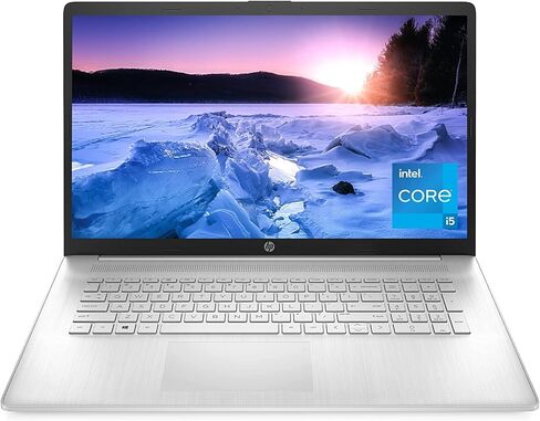 HP 2022 Newest 17 inch FHD Laptop, 11th Generation Intel Core i5-1135G7, 16 GB RAM, 512 GB PCle NVMe SSD, Intel Iris Xe Graphics, HDMI, WiFi, Bluetooth, Webcam, Windows 11 Home Bundle with JAWFOAL in Saudi Arabia