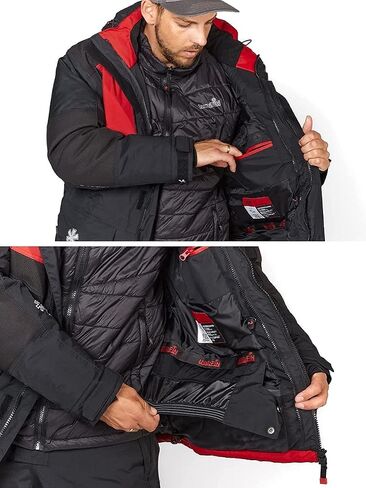 Norfin EXTREME 5 Parka, Waterproof Insulated and Breathable, Wind Resistant, Fishing Jacket with Hood, HOLLOFIL Insulation in Kuwait