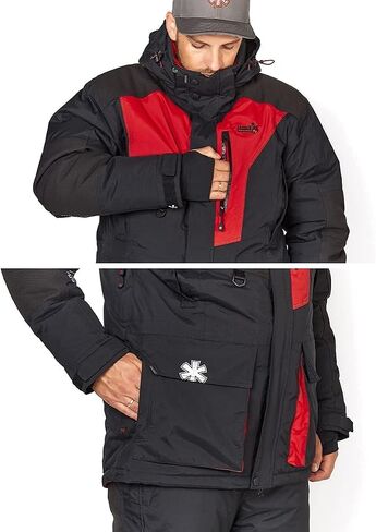Norfin EXTREME 5 Parka, Waterproof Insulated and Breathable, Wind Resistant, Fishing Jacket with Hood, HOLLOFIL Insulation in Kuwait