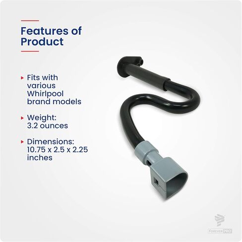 ForeverPRO W10619951 أنبوب الصرف لثلاجة ويرلبول W10309238 W10210988 W10344402 W10210987 in Saudi Arabia