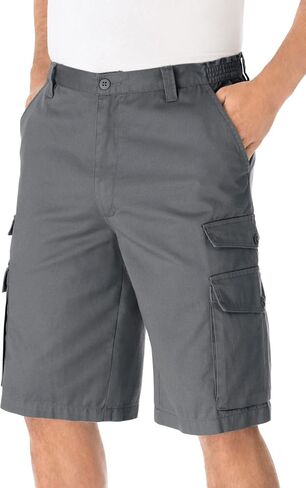 KingSize Men's Big & Tall 12" Side Elastic Cargo Shorts in Kuwait