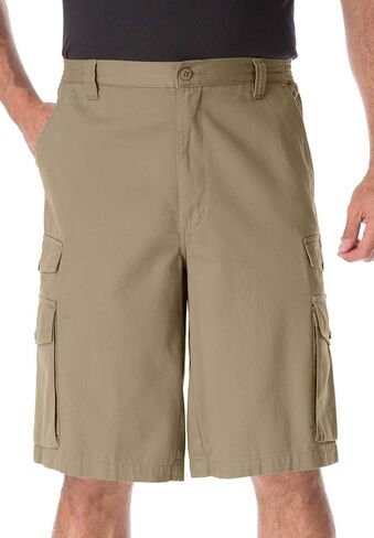 KingSize Men's Big & Tall 12" Side Elastic Cargo Shorts in Saudi Arabia