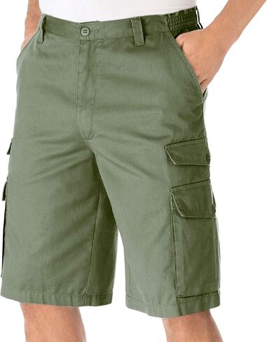 KingSize Men's Big & Tall 12" Side Elastic Cargo Shorts in Saudi Arabia