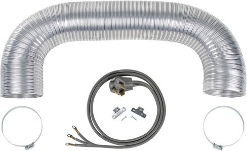 Certified Appliance Accessories Dryer Duct Kit with 3-Wire 30-Amp 6ft Cord in Kuwait