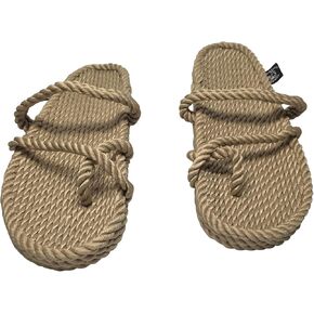 Nomadic State of Mind Anesis Sandal, Camel - Handmade Rope Shoes – Machine Washable – Comfortable, Colorfast & Lightweight – Vegan Friendly – for Women & Men in Saudi Arabia