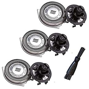RQ12 Replacement Shaver Head Razor Blade Electronic Men's Shaver Rotary Head with Brush and Cover Compatible with RQ1150 RQ1151 RQ1131 RQ10 RQ11 RQ12 RQ32 RQ310 RQ311 RQ320 RQ330 RQ350 RQ1075 in Saudi Arabia