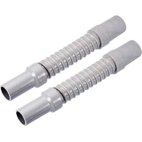 MECCANIXITY مكيف الهواء استنزاف خرطوم موصل 25 مم 30 مم أنبوب تركيب استبدال جزء الملحقات لوحدة لفائف المروحة سقف كاسيت AC، رمادي حزمة من 2 in Kuwait