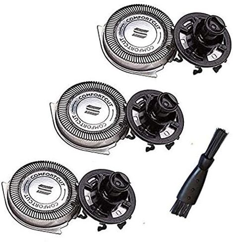 RQ12 Replacement Shaver Head Razor Blade Electronic Men's Shaver Rotary Head with Brush and Cover Compatible with RQ1150 RQ1151 RQ1131 RQ10 RQ11 RQ12 RQ32 RQ310 RQ311 RQ320 RQ330 RQ350 RQ1075 in Saudi Arabia