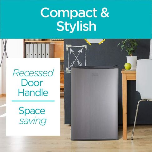BLACK+DECKER BCRK43V Compact Refrigerator Energy Star Single Door Mini Fridge with Freezer, 4.3 Cubic Ft., VCM in Saudi Arabia