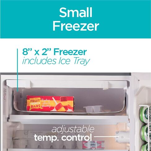 BLACK+DECKER BCRK43V Compact Refrigerator Energy Star Single Door Mini Fridge with Freezer, 4.3 Cubic Ft., VCM in Saudi Arabia
