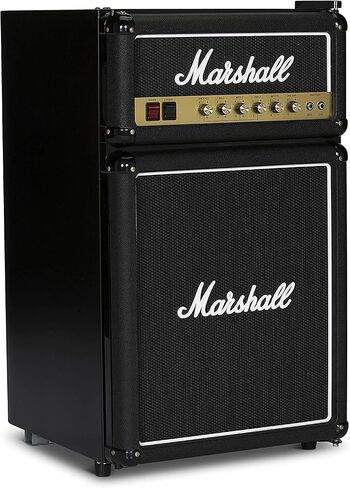 Marshall MF3.2 MF32BLKNA 3.2 Cubic-Foot Medium-Capacity Bar Fridge, Black in Saudi Arabia