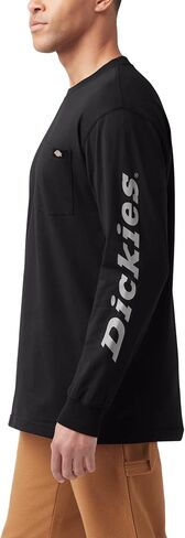 Dickies Men's Long Sleeve Wordmark Graphic T-Shirt in Saudi Arabia