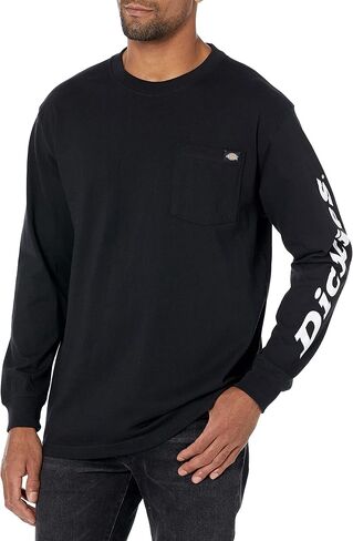 Dickies Men's Long Sleeve Wordmark Graphic T-Shirt in Saudi Arabia