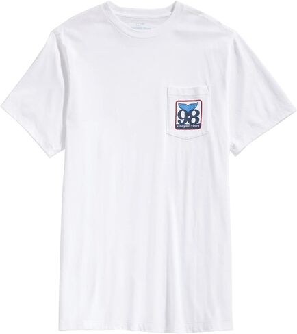 تيشيرت رجالي بأكمام قصيرة من Vineyard Vines بذيل الحوت 98 جيب in Kuwait