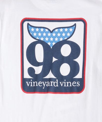 تيشيرت رجالي بأكمام قصيرة من Vineyard Vines بذيل الحوت 98 جيب in Kuwait