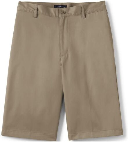 Lands' End Boys Plain Front Blend Chino Shorts in Saudi Arabia