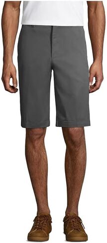 Lands' End Boys Plain Front Blend Chino Shorts in Saudi Arabia