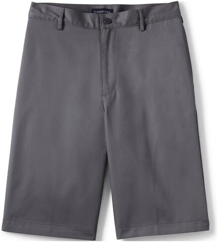 Lands' End Boys Plain Front Blend Chino Shorts in Saudi Arabia