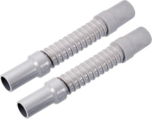 MECCANIXITY مكيف الهواء استنزاف خرطوم موصل 25 مم 30 مم أنبوب تركيب استبدال جزء الملحقات لوحدة لفائف المروحة سقف كاسيت AC، رمادي حزمة من 2 in Kuwait