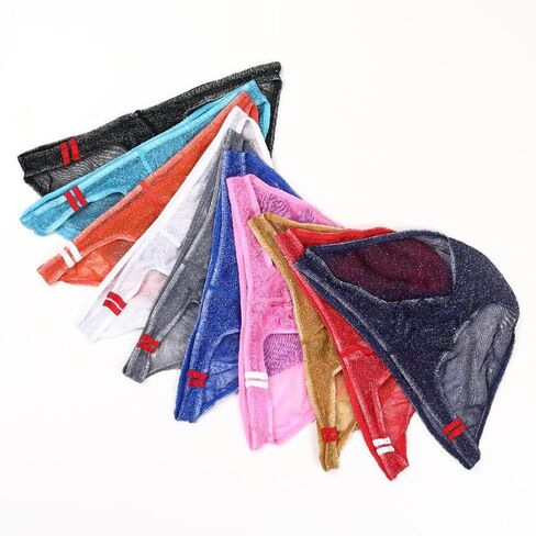 Detwen Men's See Through Underwear Briefs Thin Bikini with Pouch Low Rise Thong in Kuwait