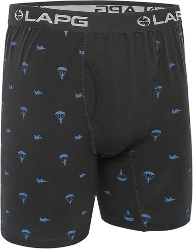 LAPG Tac Comfort Men's Boxer Briefs Assorted Design 3-Pack, Men's Underwear Boxer Briefs Pack, Funny Boxer Briefs in Saudi Arabia