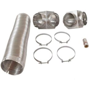 مجموعة تركيب فتحات التهوية الصلبة سيمي من سمارت تشويس، طول 22.8 سم، قطر 10.16 سم in Kuwait