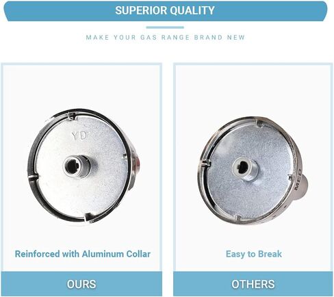 5 عبوات DG64-00472A DG64-00347A مجموعة مقابض الموقد للفرن ومقبض الفولاذ المقاوم للصدأ بديل لـ Samsung NX58F5300SS NX58F5500SS FX510BGS FX710BGS نطاق الغاز استبدال 3447604 AP5949480 PS10058981 in Kuwait