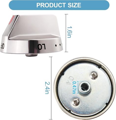 5 عبوات DG64-00472A DG64-00347A مجموعة مقابض الموقد للفرن ومقبض الفولاذ المقاوم للصدأ بديل لـ Samsung NX58F5300SS NX58F5500SS FX510BGS FX710BGS نطاق الغاز استبدال 3447604 AP5949480 PS10058981 in Kuwait