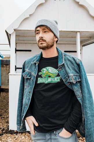 CreateMyTee | Sarah Lawrence College Mascot Logo Long Sleeve Shirt in Saudi Arabia